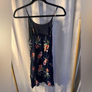 Navy floral summer dress